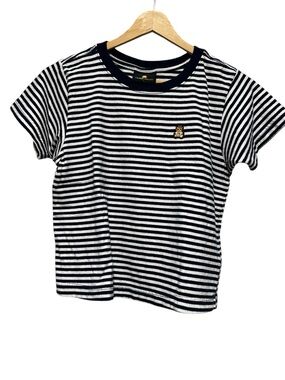 Teddy Fresh Striped Tee with Bear Patch